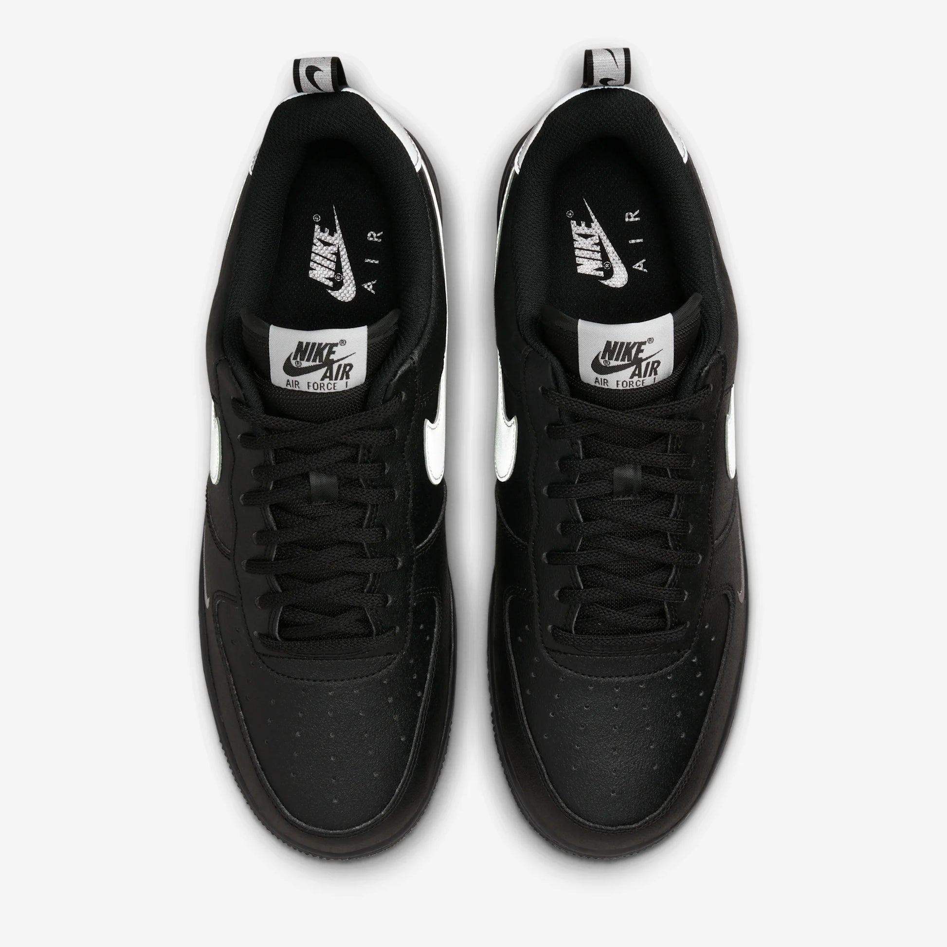 Nike Air Force 1 Low '07 LV8 Black Metallic Silver