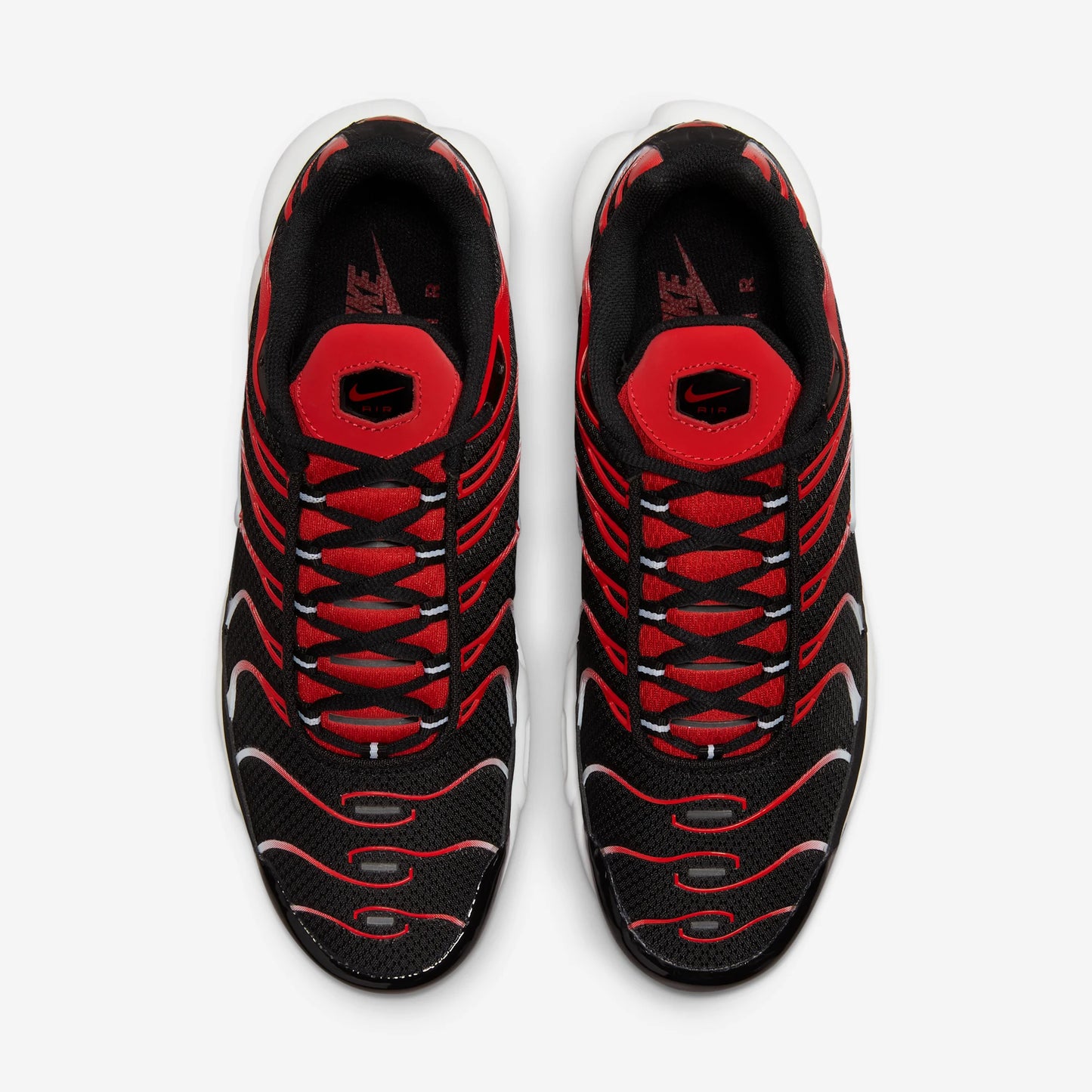 Nike Air Max Plus Black White University Red