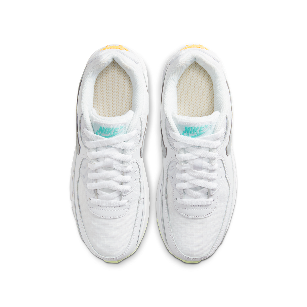 Nike Air Max 90 White Laser Orange Aurora (GS)