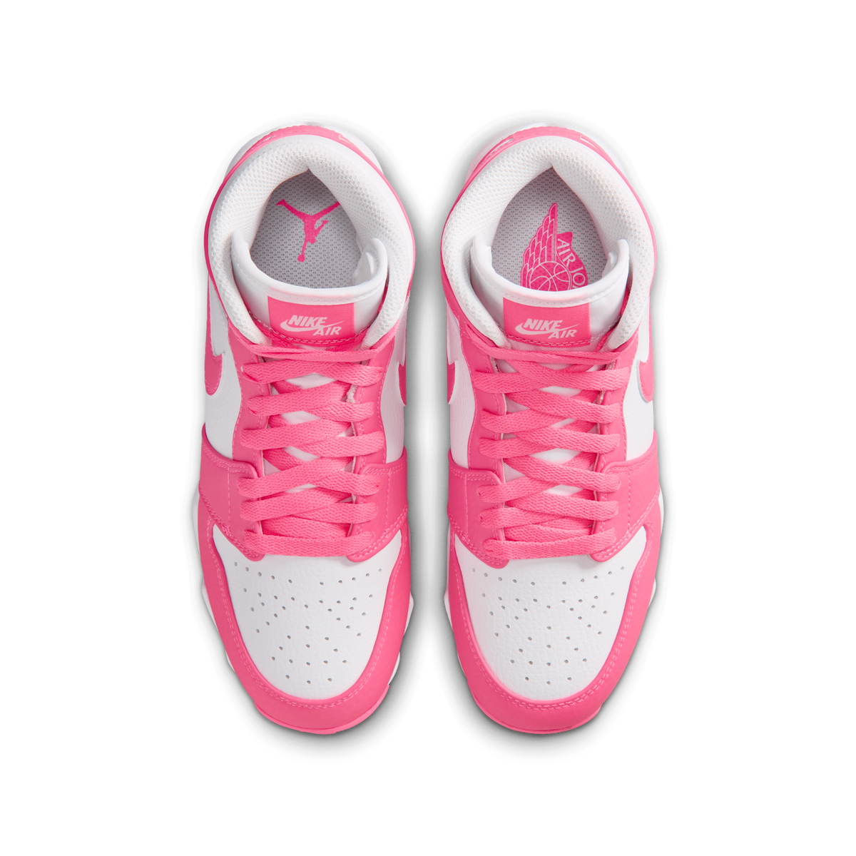 Jordan 1 Mid Cleat White Digital Pink (GS)