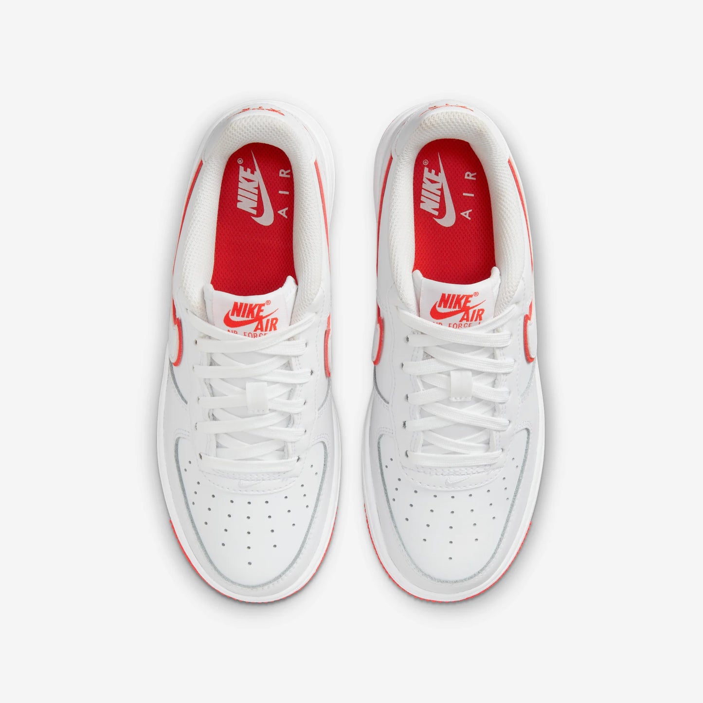 Nike Air Force 1 Low White Picante Red (GS)