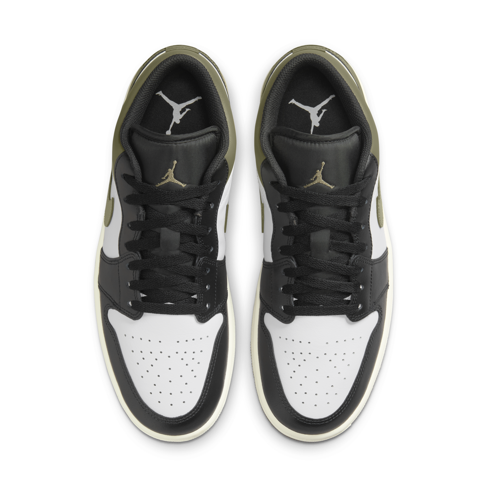 Jordan 1 Low Black Toe Medium Olive