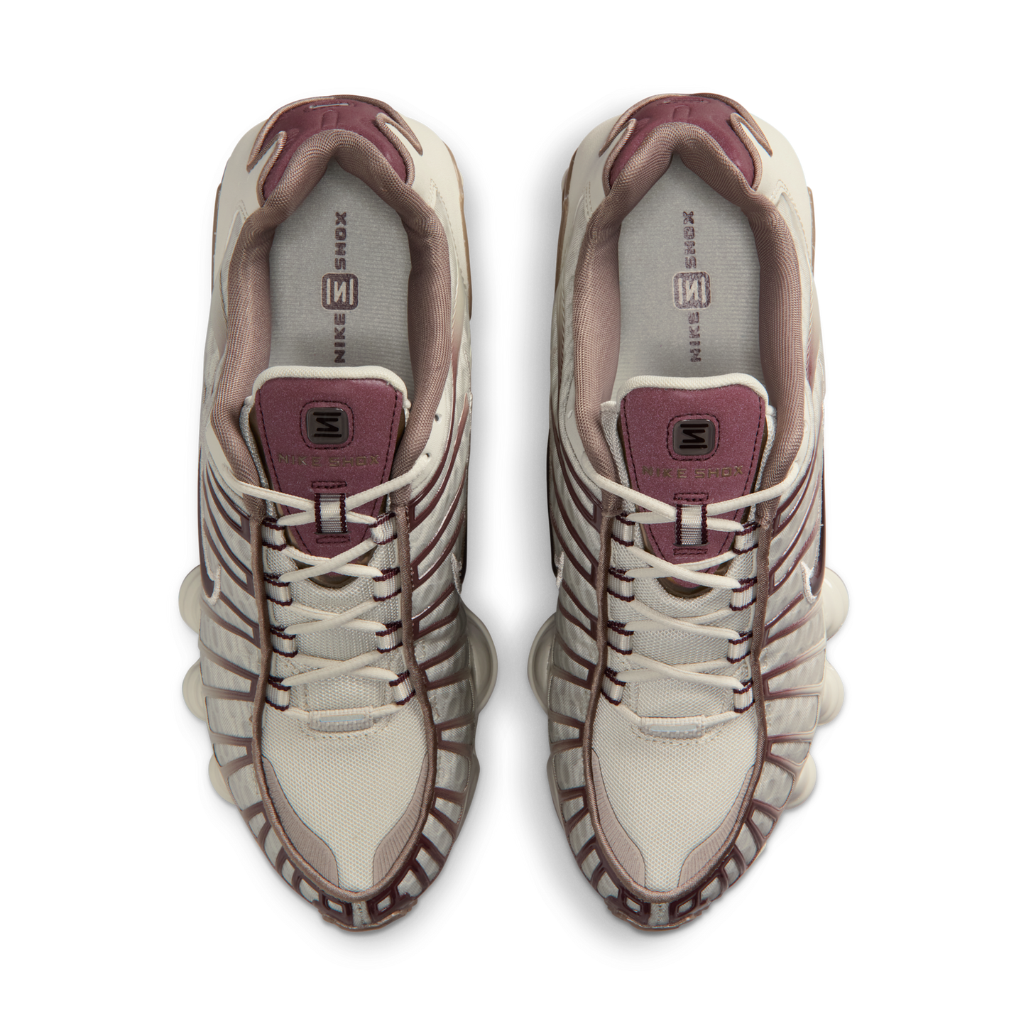 Nike Shox TL Light Bone Burgundy Crush (Women's)