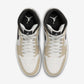 Jordan 1 Mid Summit White Off Noir Rattan