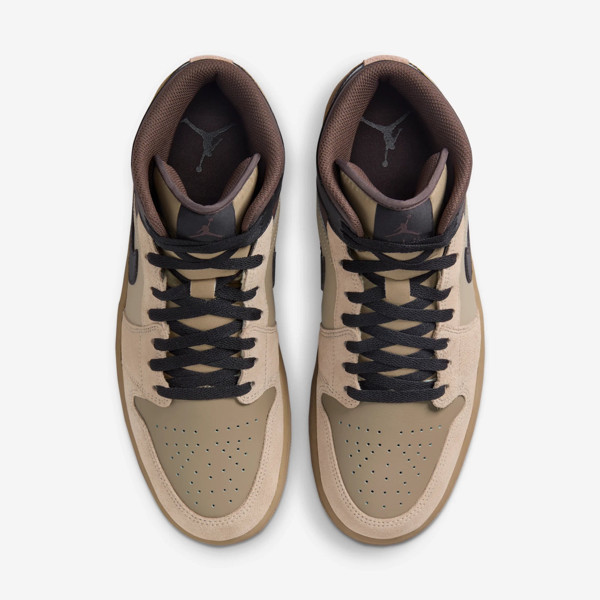 Jordan 1 Mid Khaki Baroque Brown