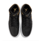 Jordan 1 Mid Black Metallic Gold