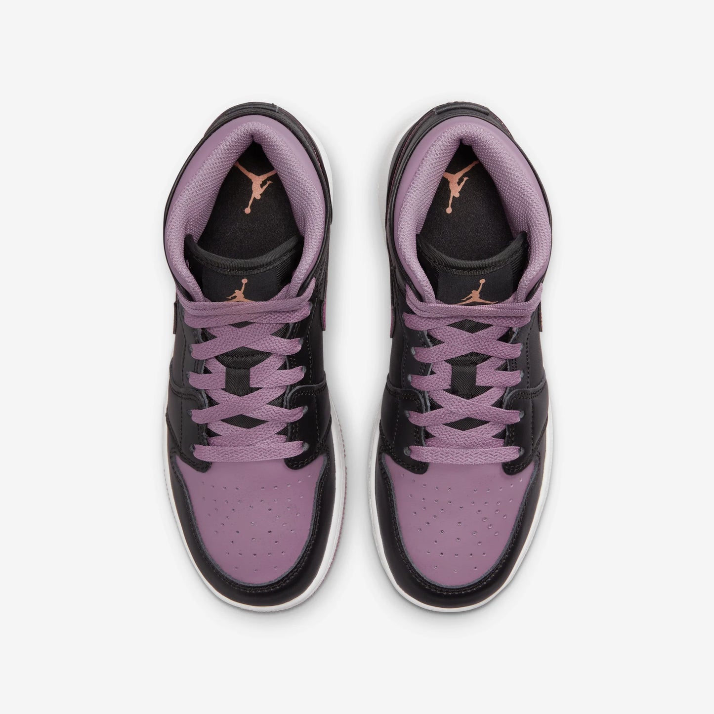 Jordan 1 Mid SE Black Sky J Mauve White Sky J Orange (GS)