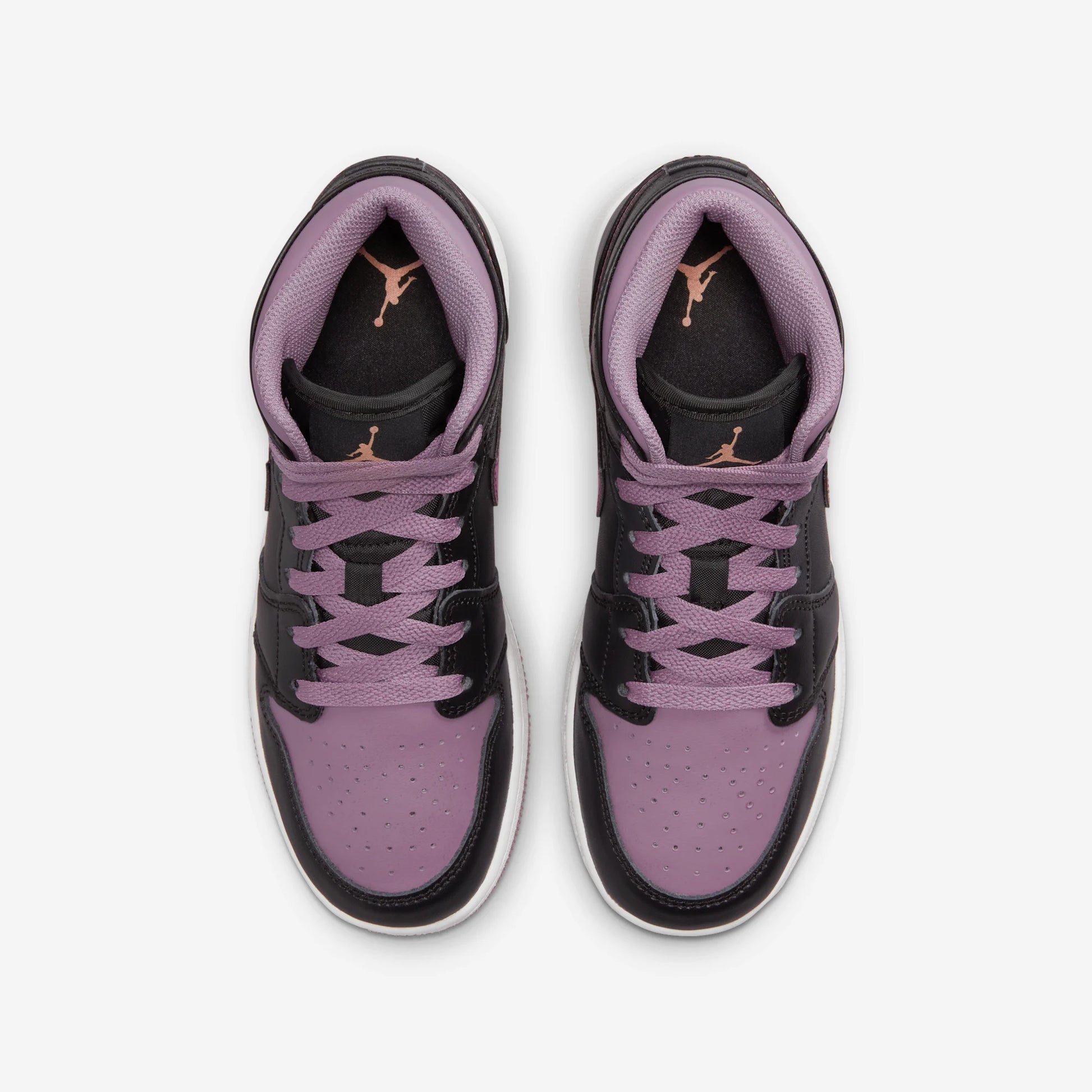 Jordan 1 Mid SE Black Sky J Mauve White Sky J Orange (GS)