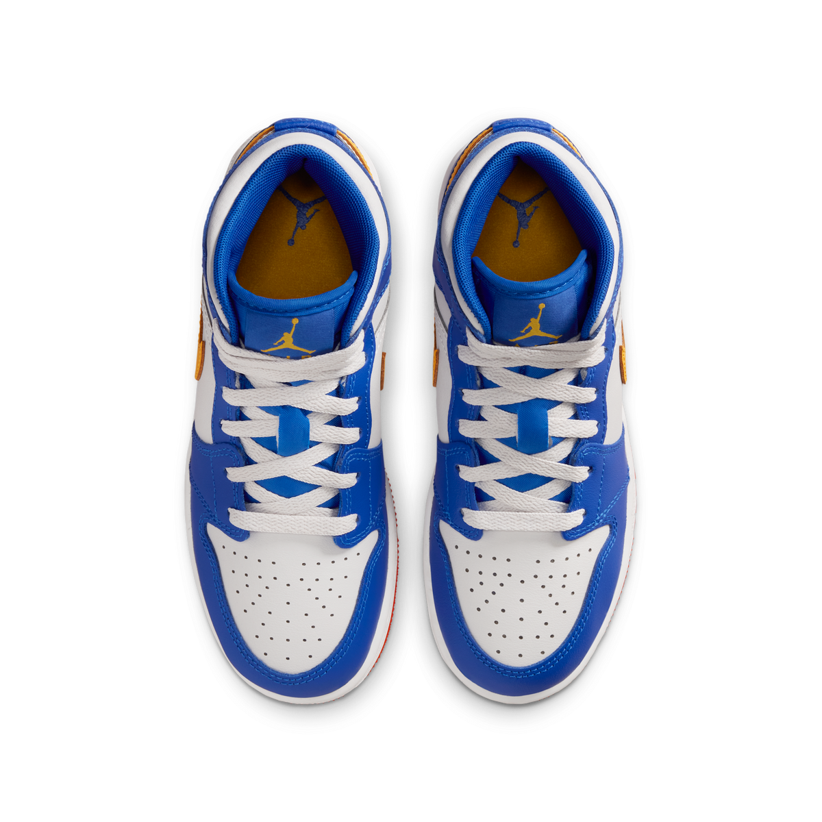 Jordan 1 Mid Racer Blue Red Gold (GS)