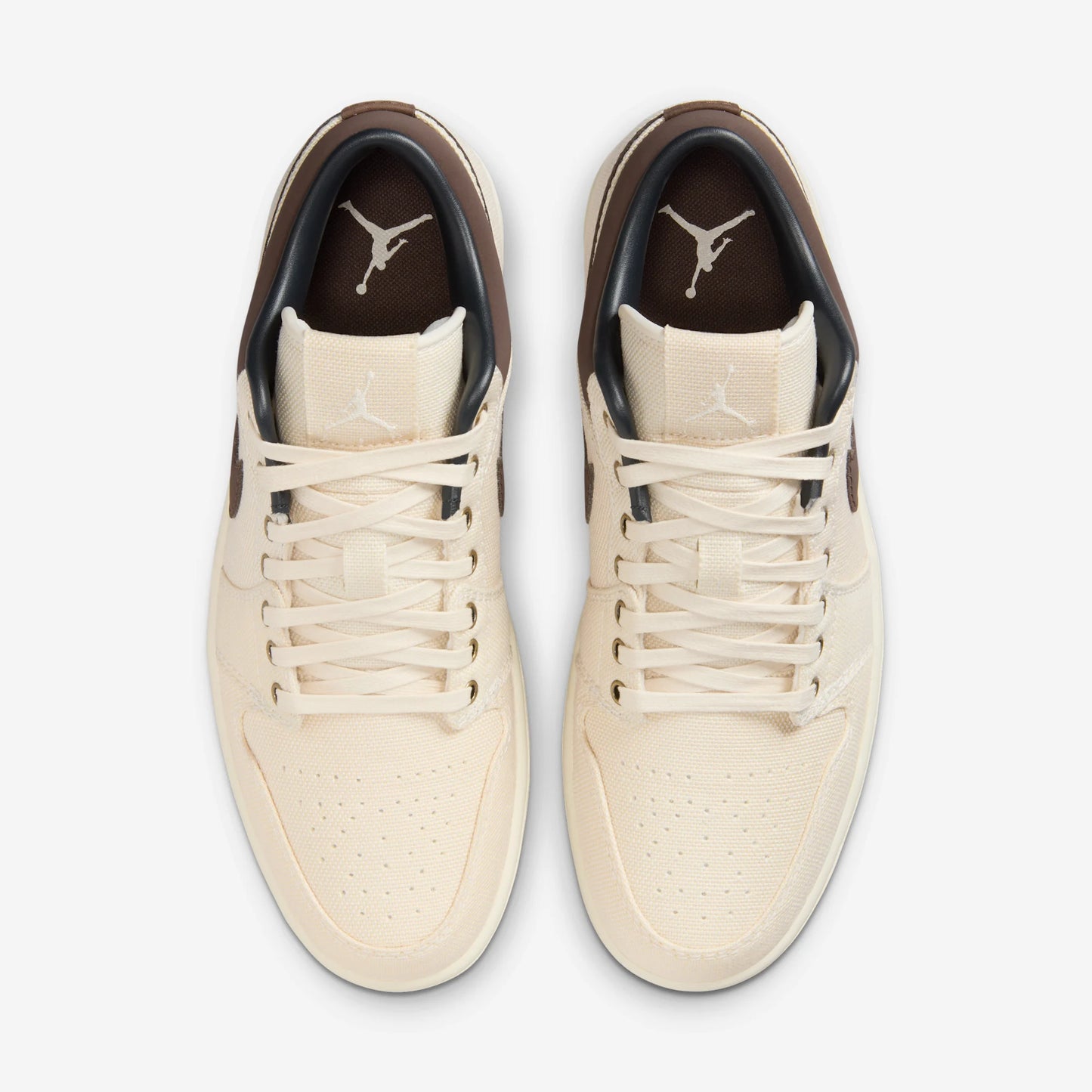 Jordan 1 Low Premium Pale Ivory Off Noir Baroque Brown