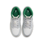 Jordan 1 Mid White Pure Platinum Pine Green