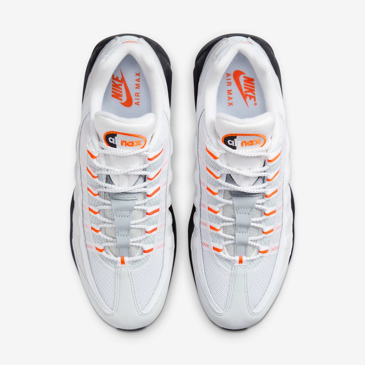 Nike Air Max 95 Wolf Grey Safety Orange Pure Platinum