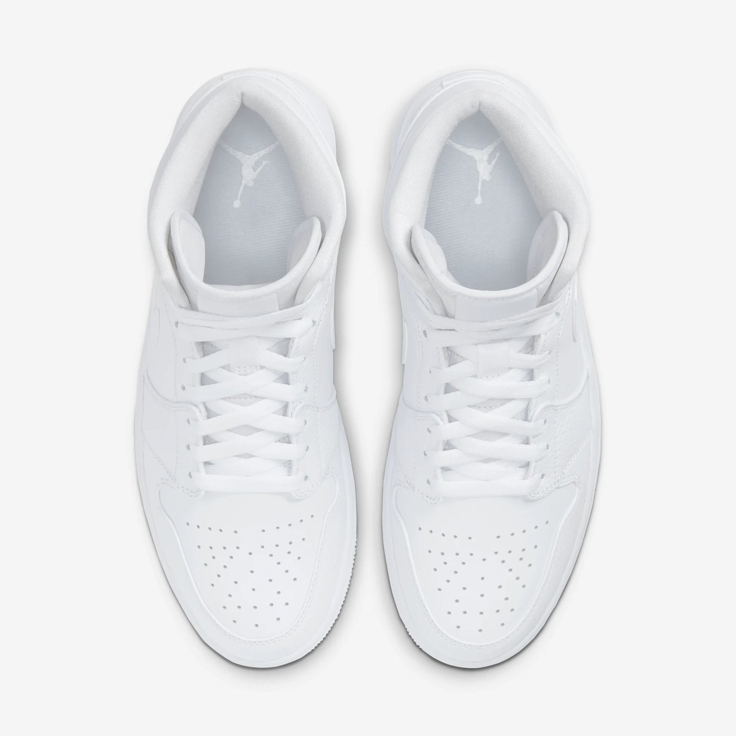 Jordan 1 Mid Triple White 2.0 (2020)
