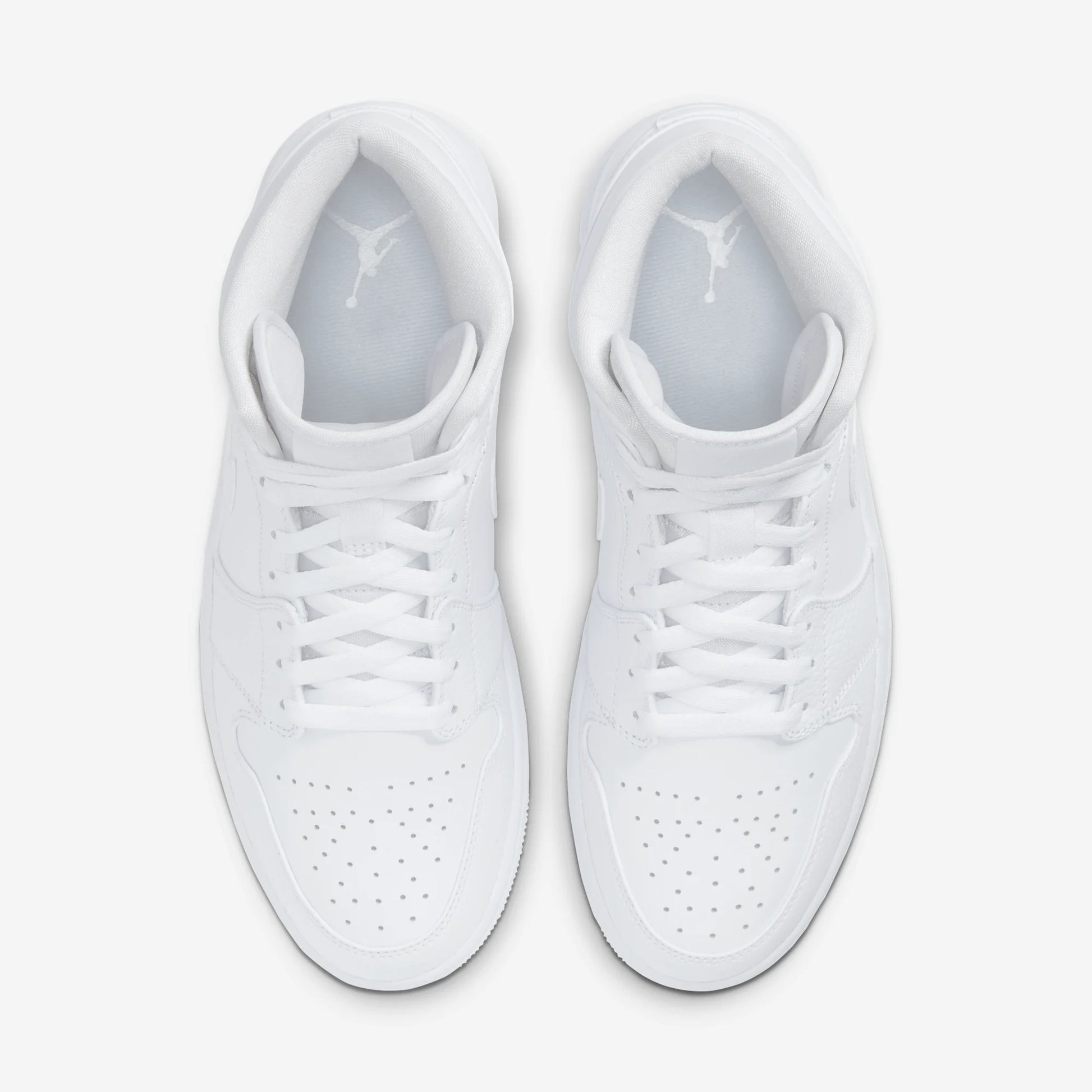 Jordan 1 Mid Triple White 2.0 (2020)