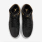 Jordan 1 Mid Black Metallic Gold