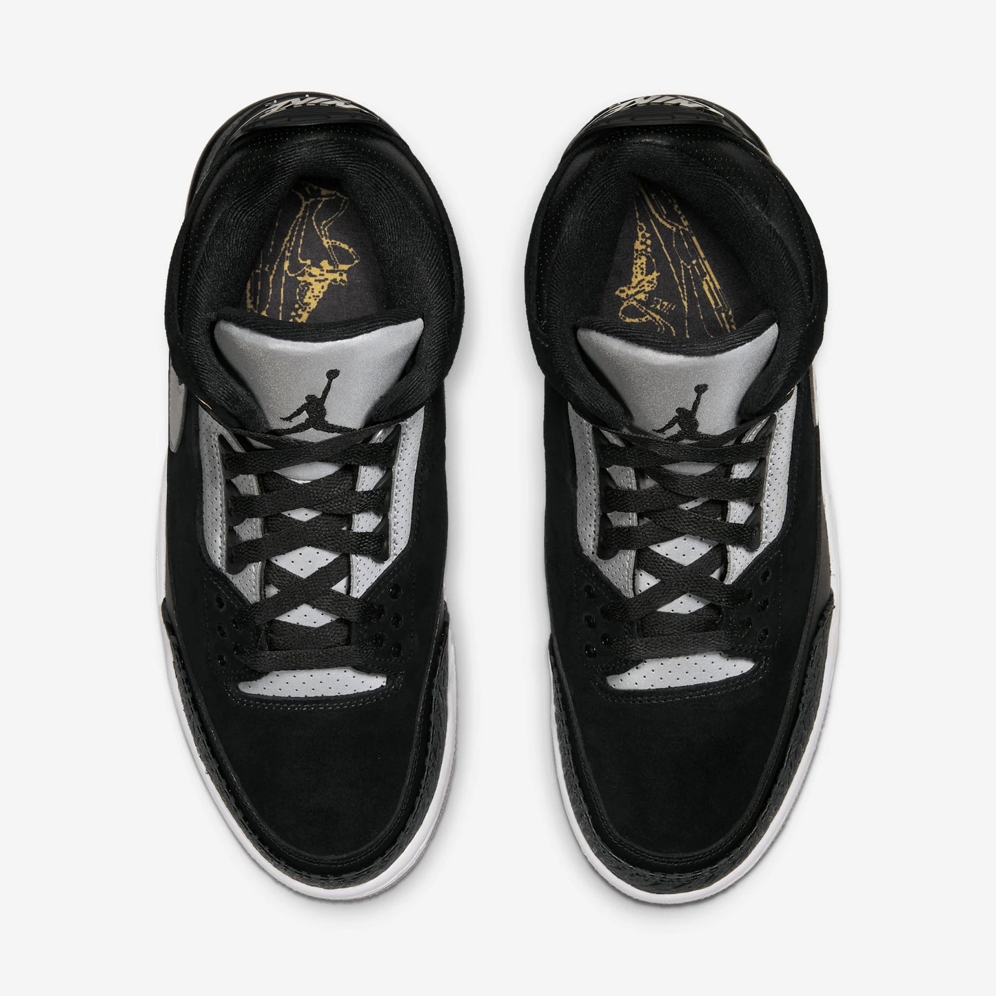 Jordan 3 Retro Tinker Black Cement Gold