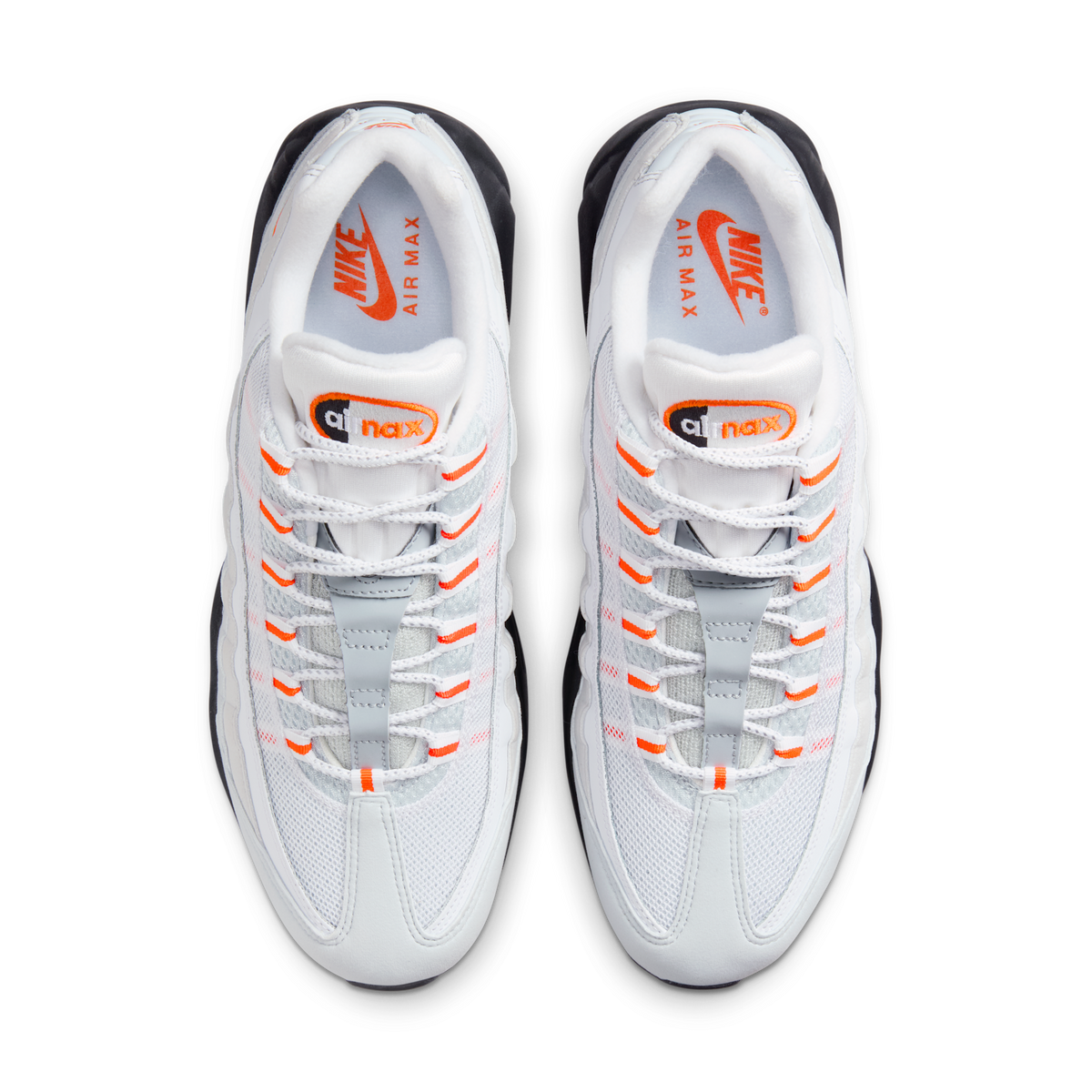 Nike Air Max 95 Wolf Grey Safety Orange Pure Platinum