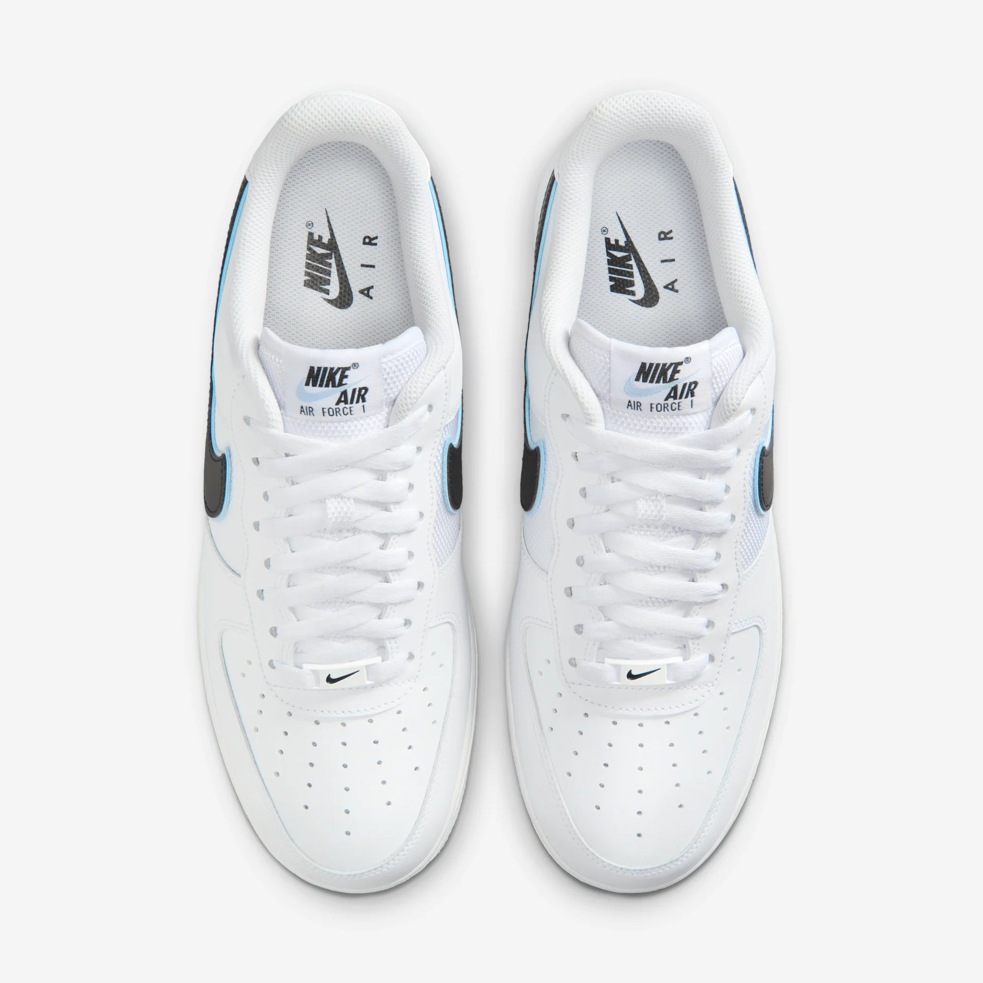 Nike Air Force 1 Low '07 White Black Hydrogen Blue