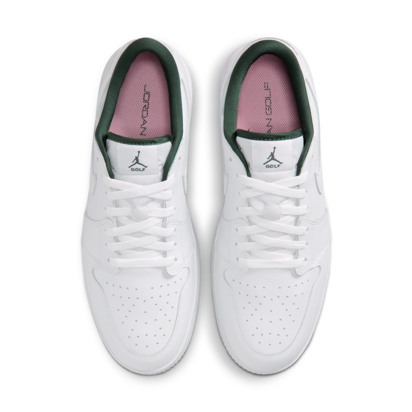 Jordan 1 Low Golf Spiked White Fir Elemental Pink