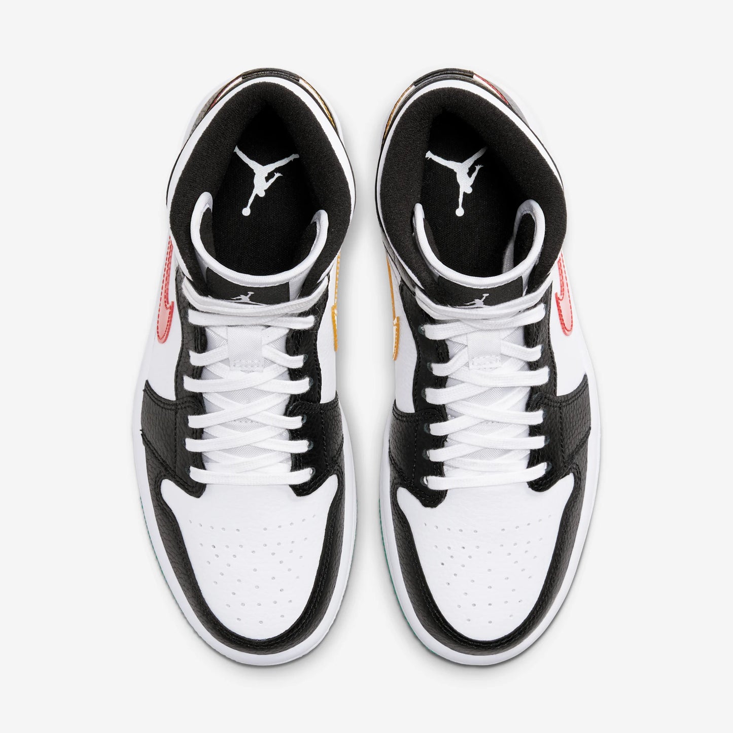 Jordan 1 Mid Alternate Swooshes Red Yellow (Women's)