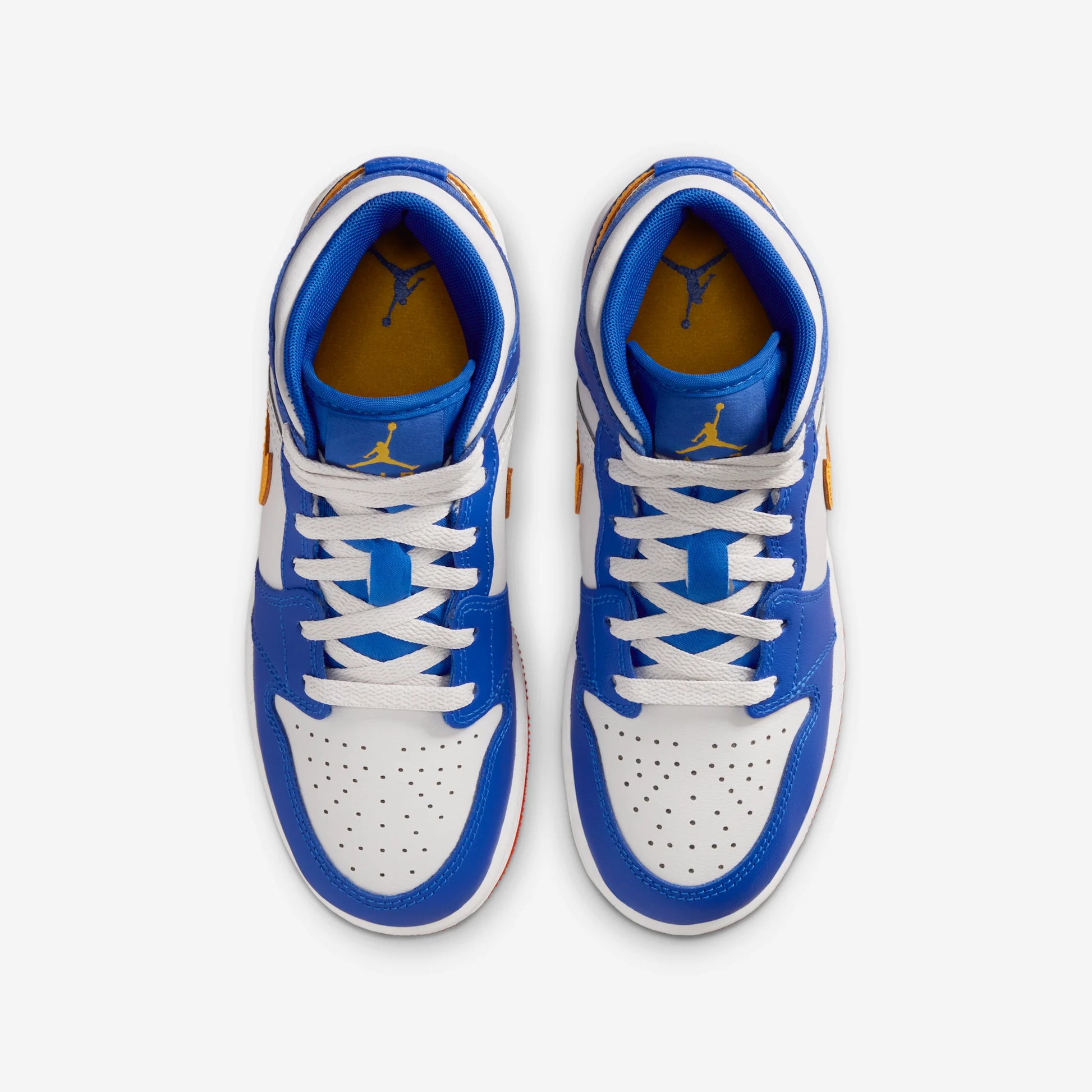 Jordan 1 Mid Racer Blue Red Gold (GS)