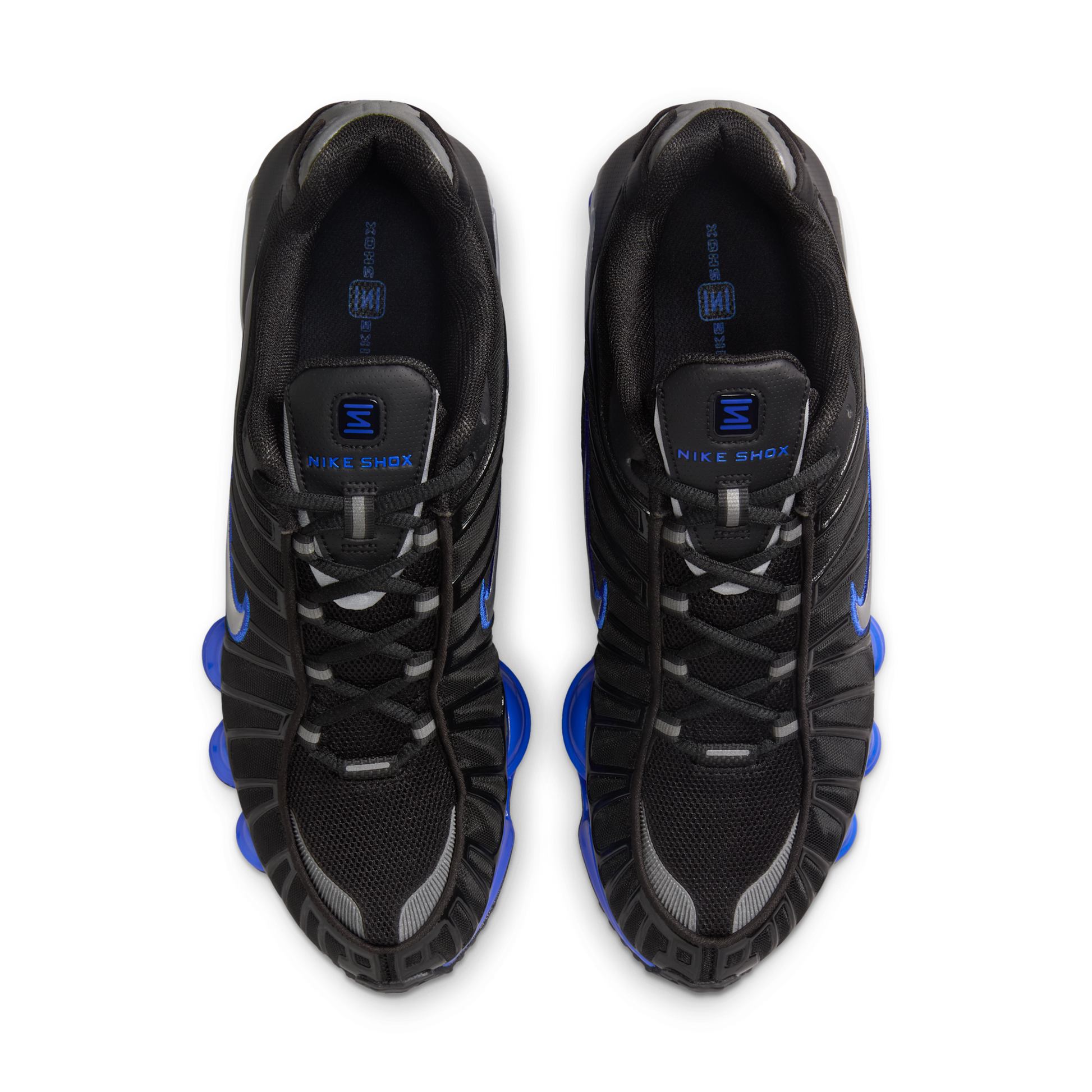 Nike Shox TL Black Racer Blue Metallic Silver