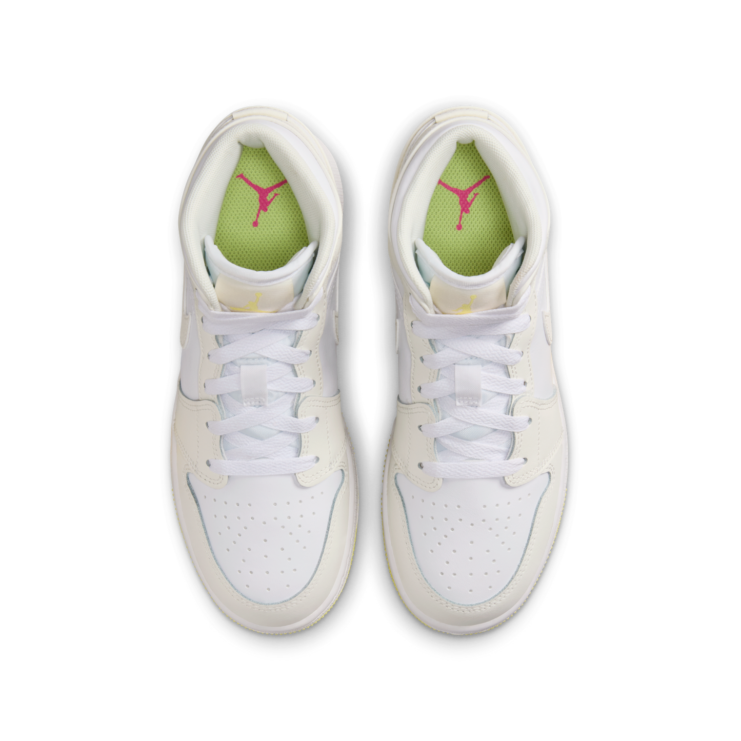 Jordan 1 Mid Sail Light Laser Orange (GS)