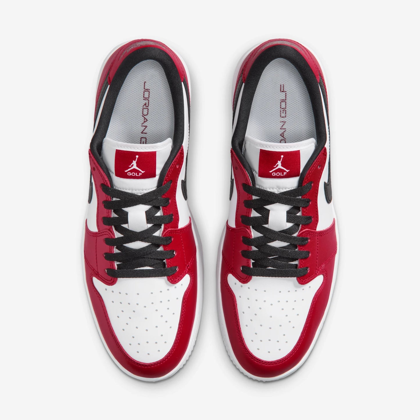 Jordan 1 Low Golf Spiked Varsity Red White Black