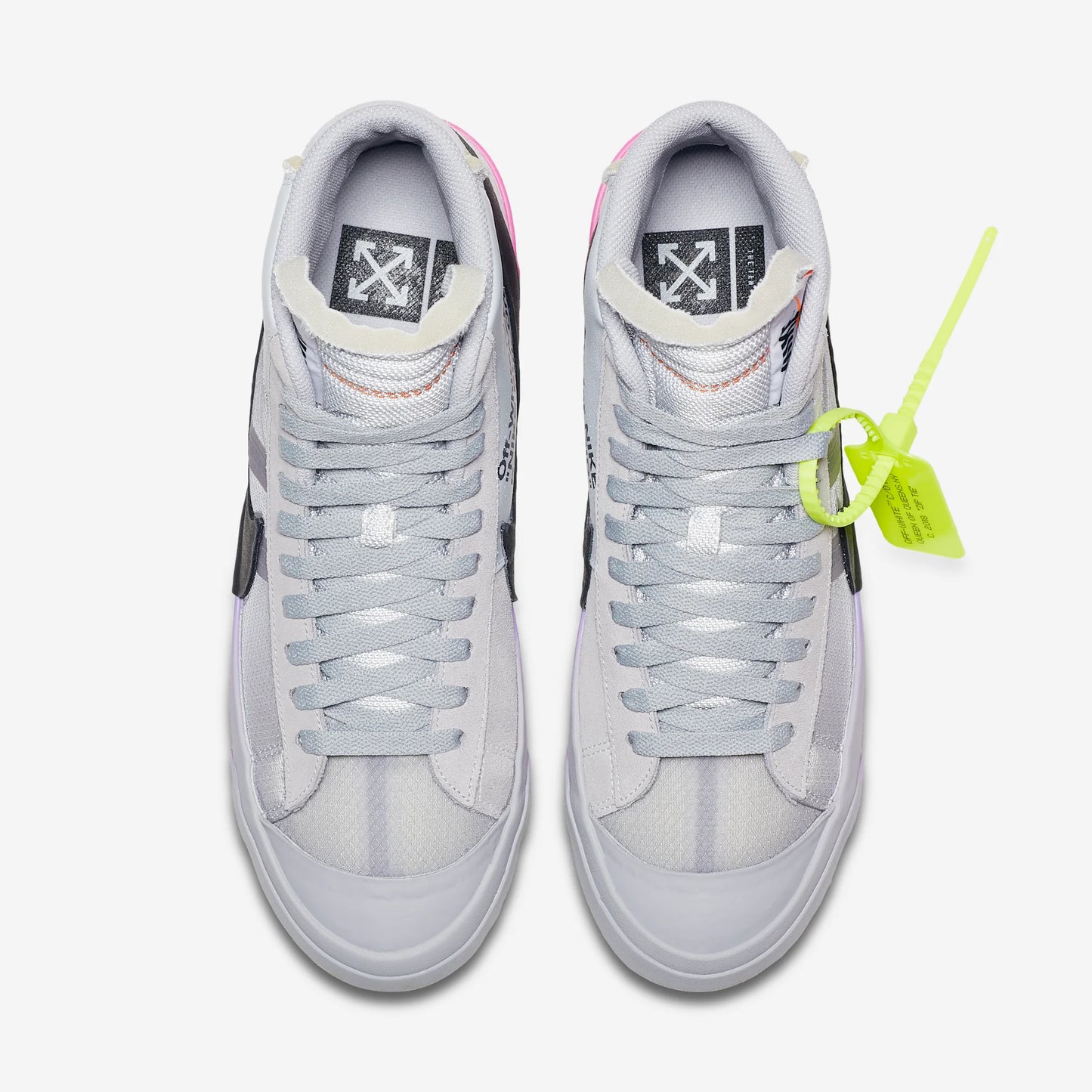 Nike Blazer Mid Off-White Wolf Grey Serena Queen