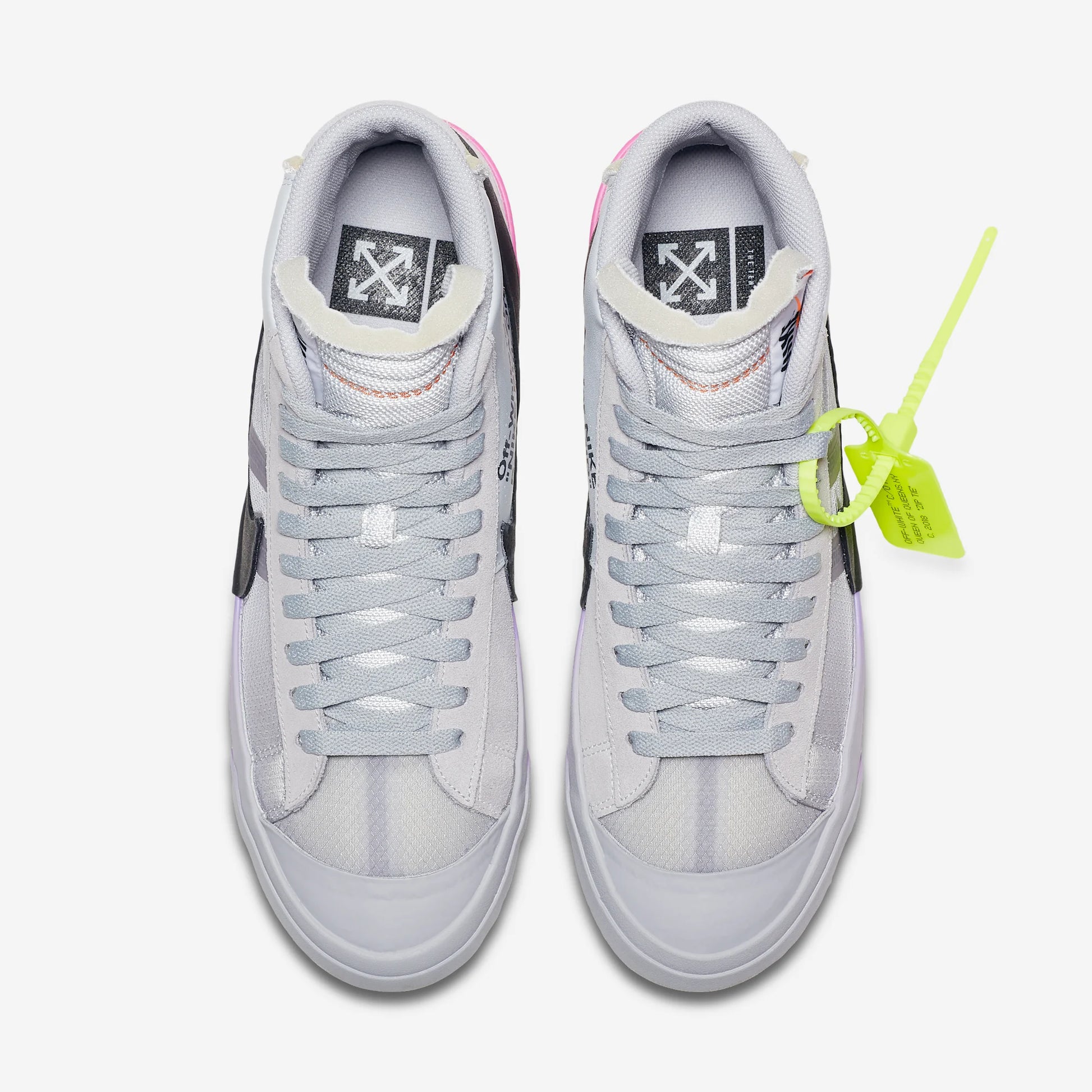 Nike Blazer Mid Off-White Wolf Grey Serena Queen