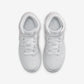 Jordan 1 Mid SE Distressed White Field Silver (GS)