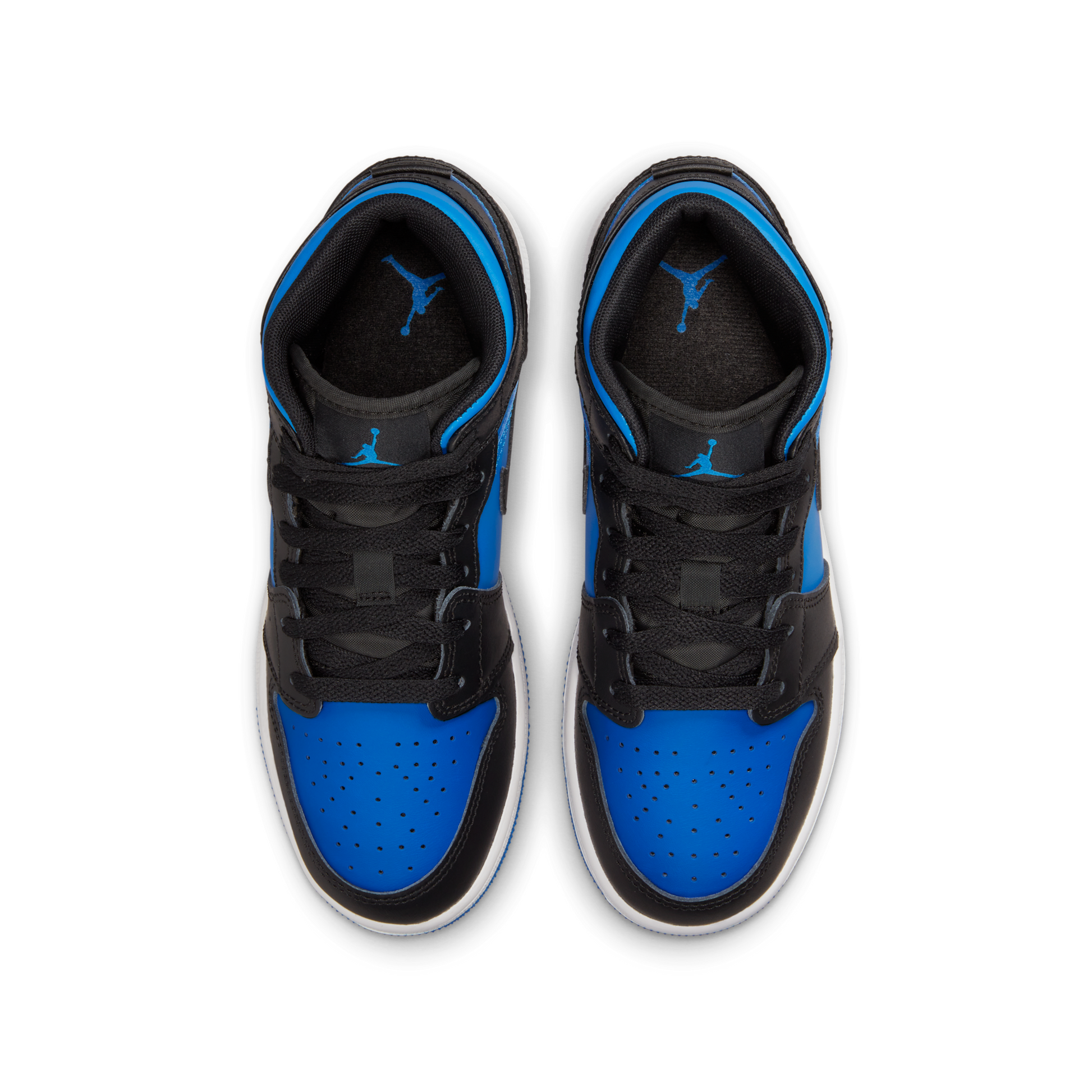 Jordan 1 Mid Black Royal Blue (GS)