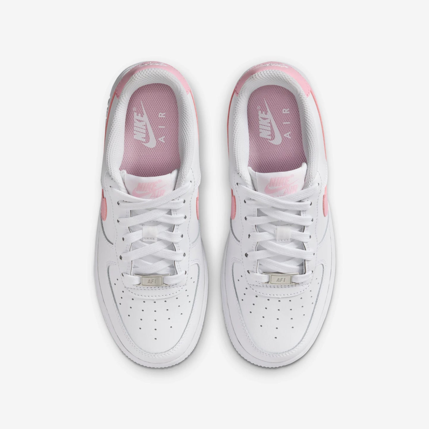 Nike Air Force 1 Low White Medium Soft Pink (GS)
