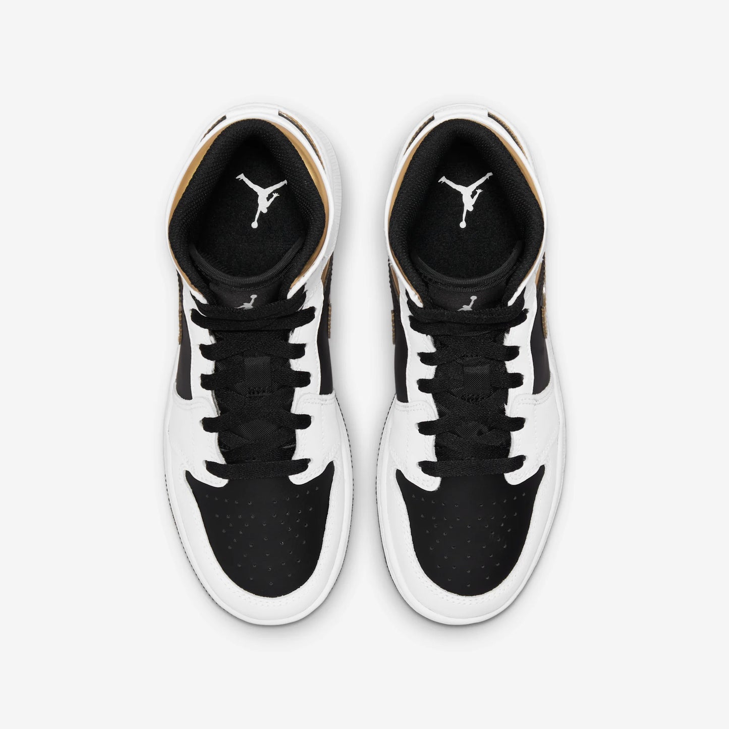Jordan 1 Mid White Gold Black (GS)