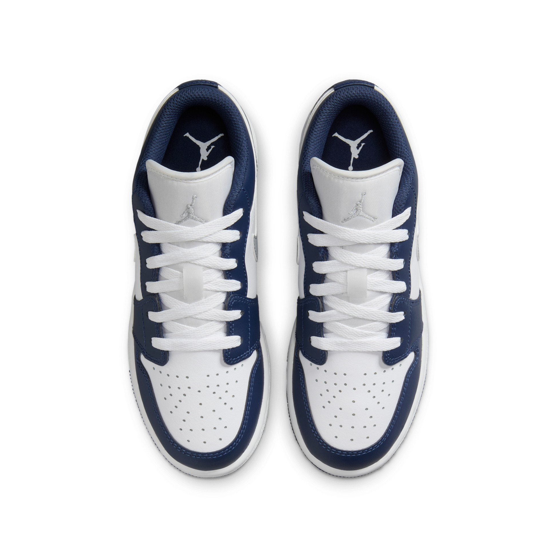 Jordan 1 Low Midnight Navy Wolf Grey (GS)