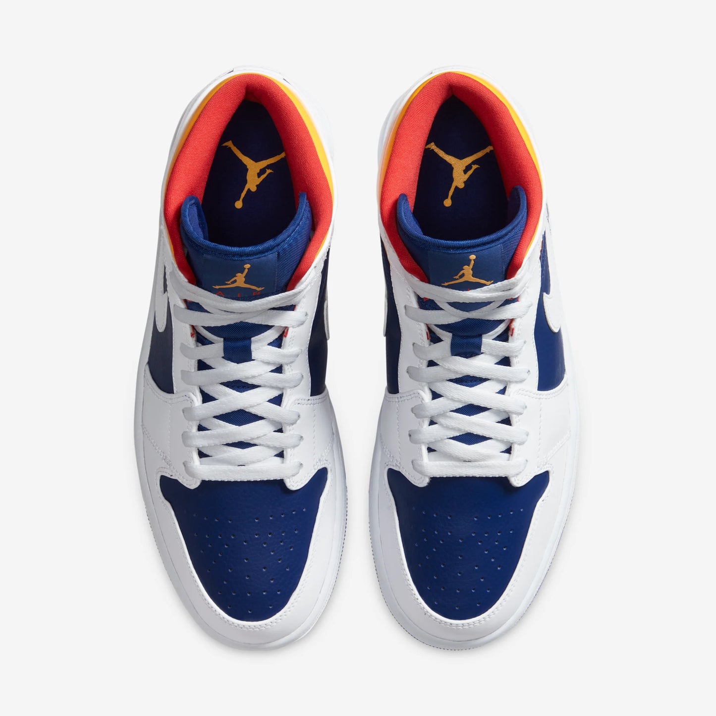 Jordan 1 Mid Royal Blue Laser Orange