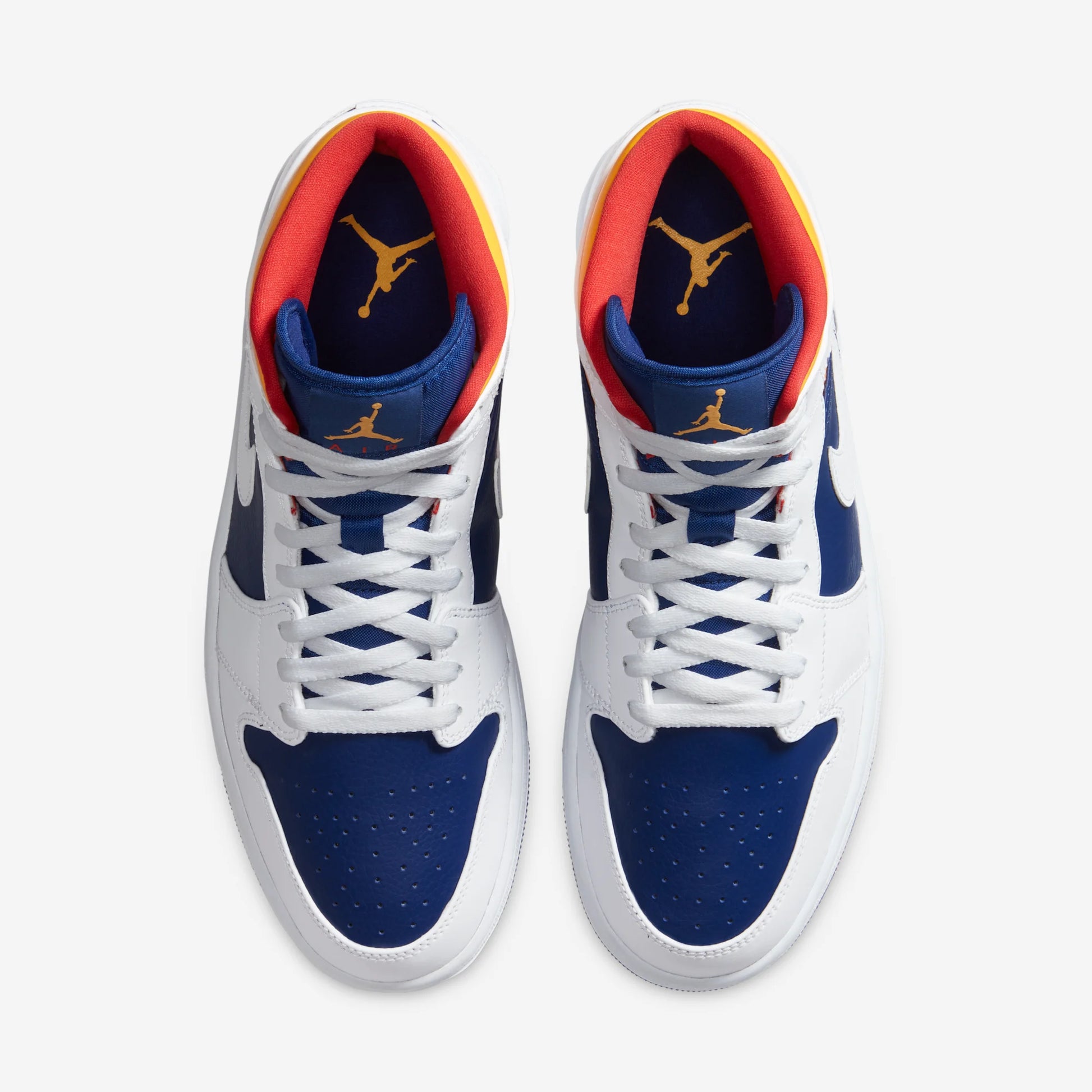 Jordan 1 Mid Royal Blue Laser Orange