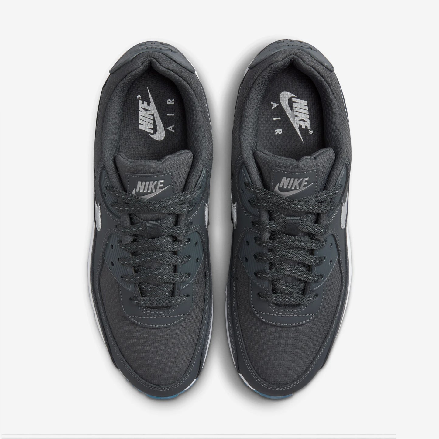 Nike Air Max 90 Reflective Swoosh Anthracite Industrial Blue