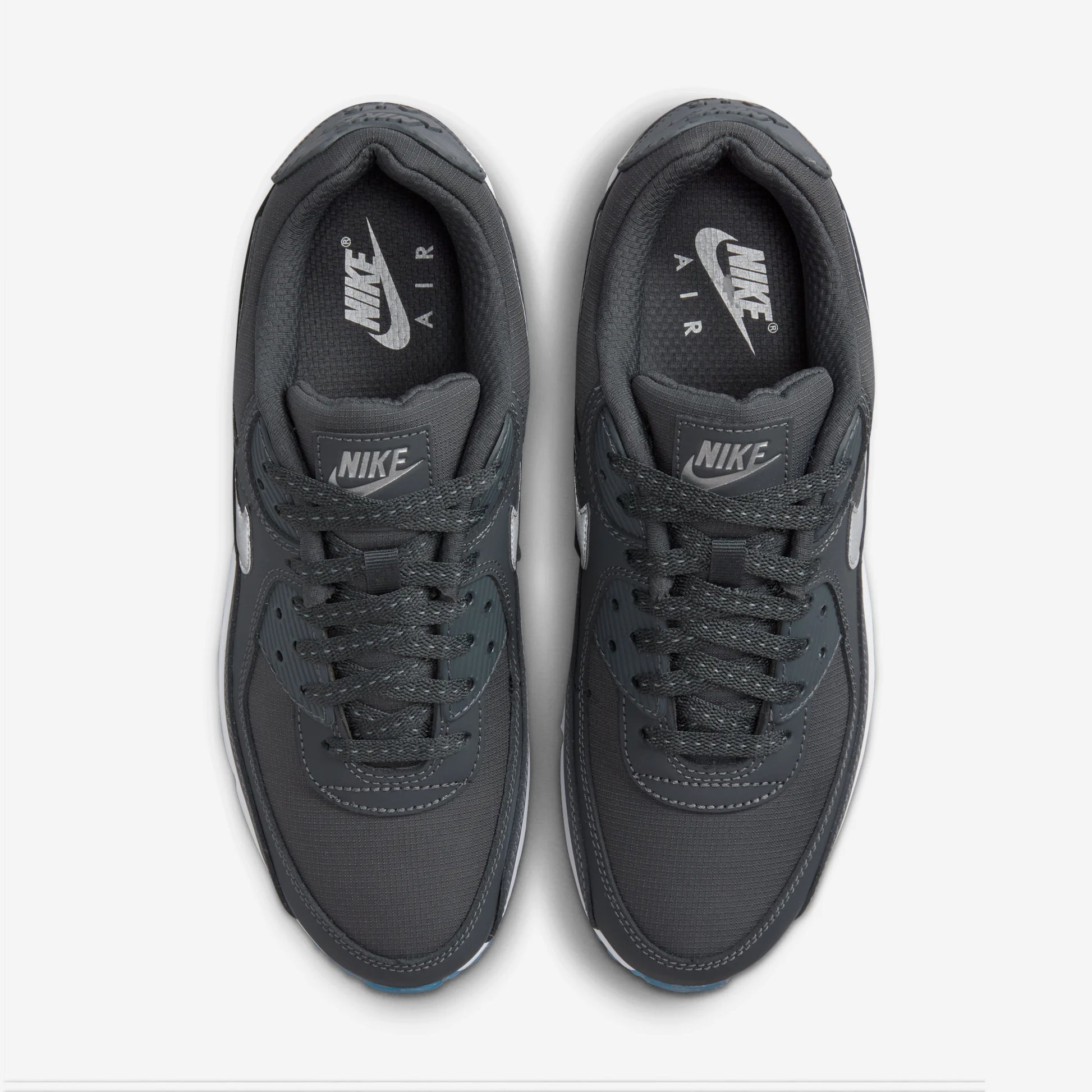 Nike Air Max 90 Reflective Swoosh Anthracite Industrial Blue