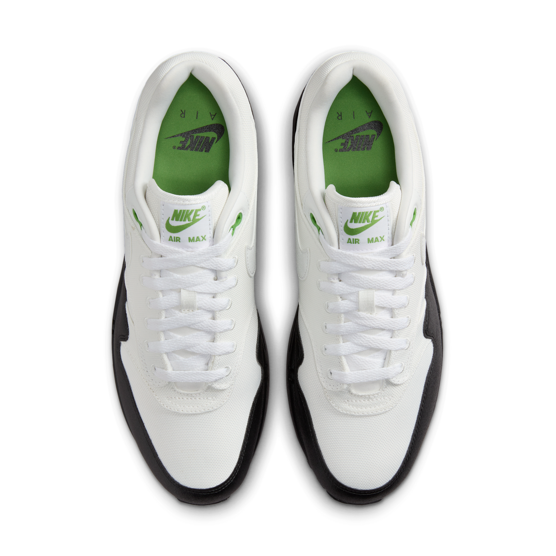 Nike Air Max 1 White Black Chlorophyll
