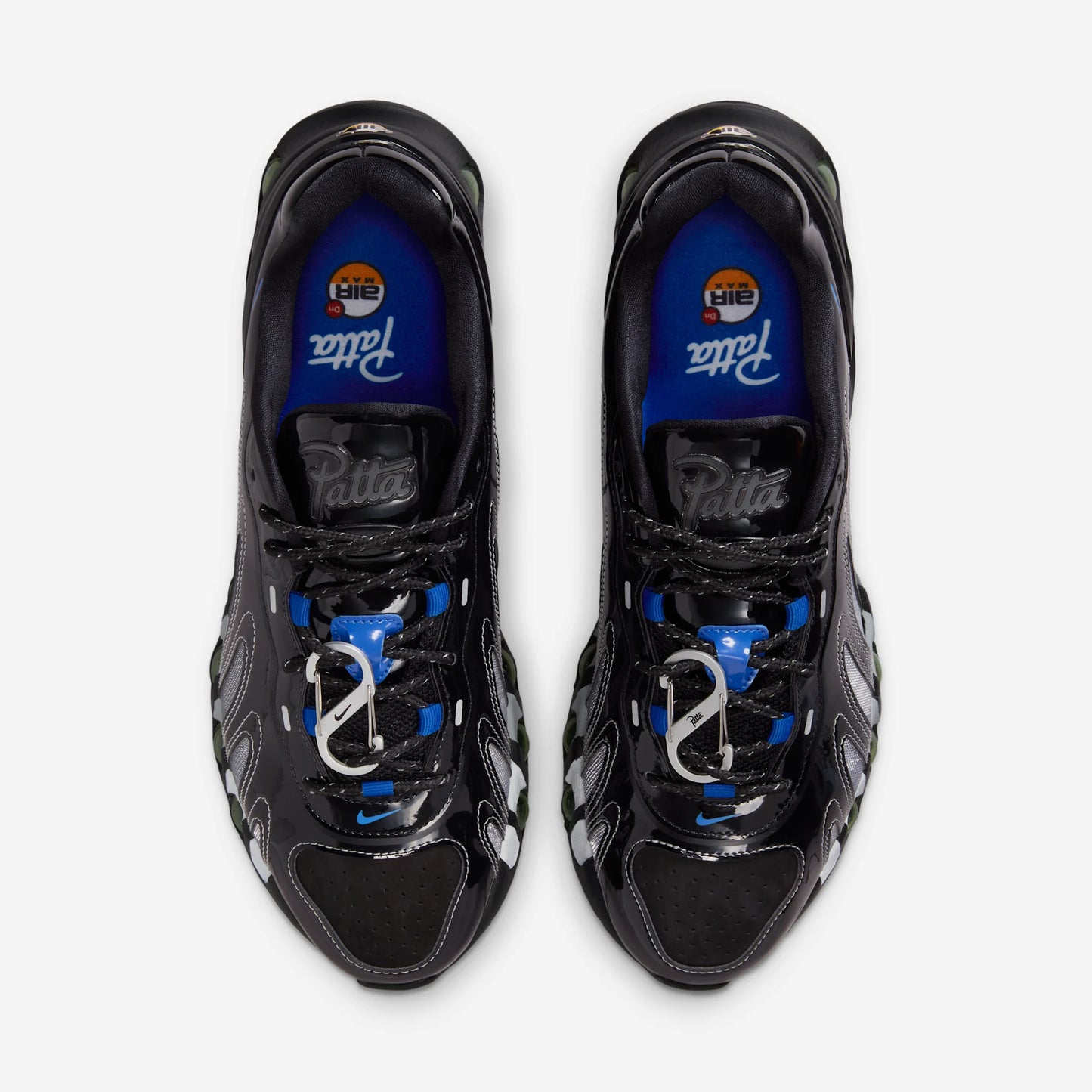 Nike Air Max Dn8 Patta Black Metallic Silver