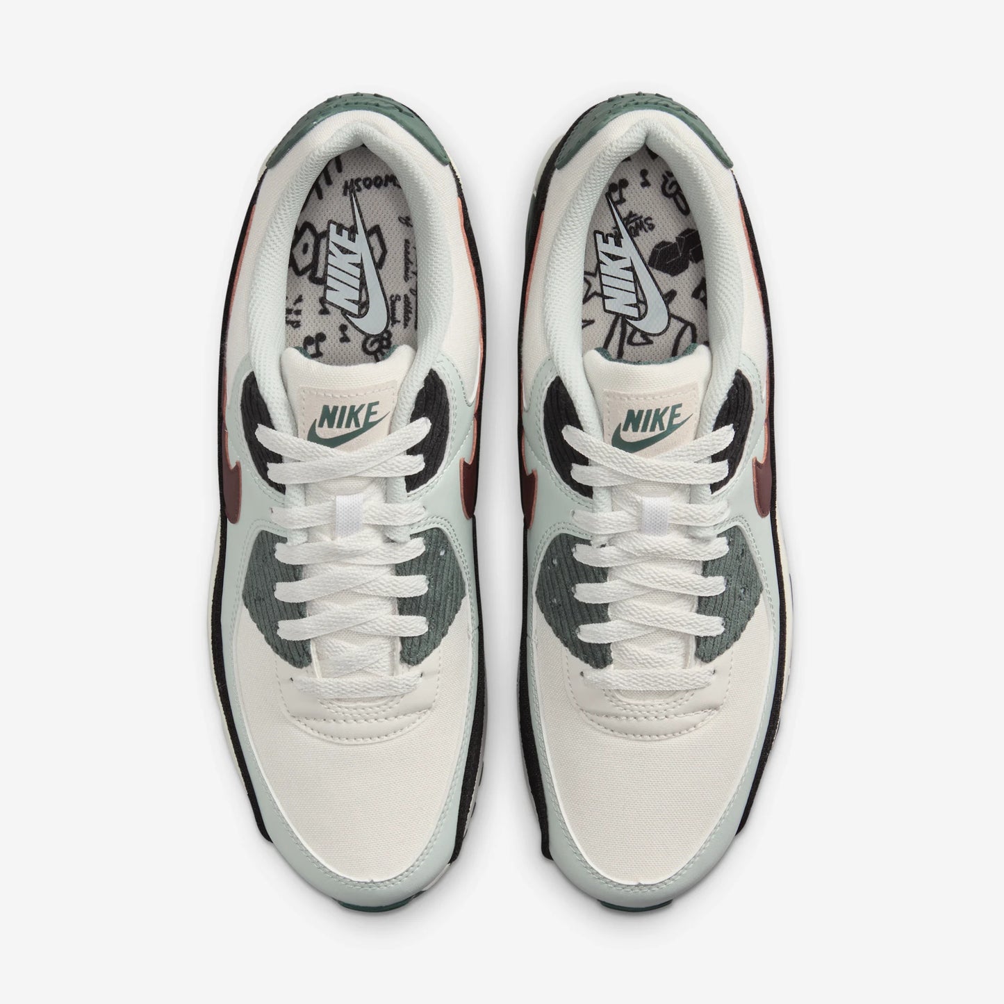 Nike Air Max 90 Burgundy Crush Vintage Green
