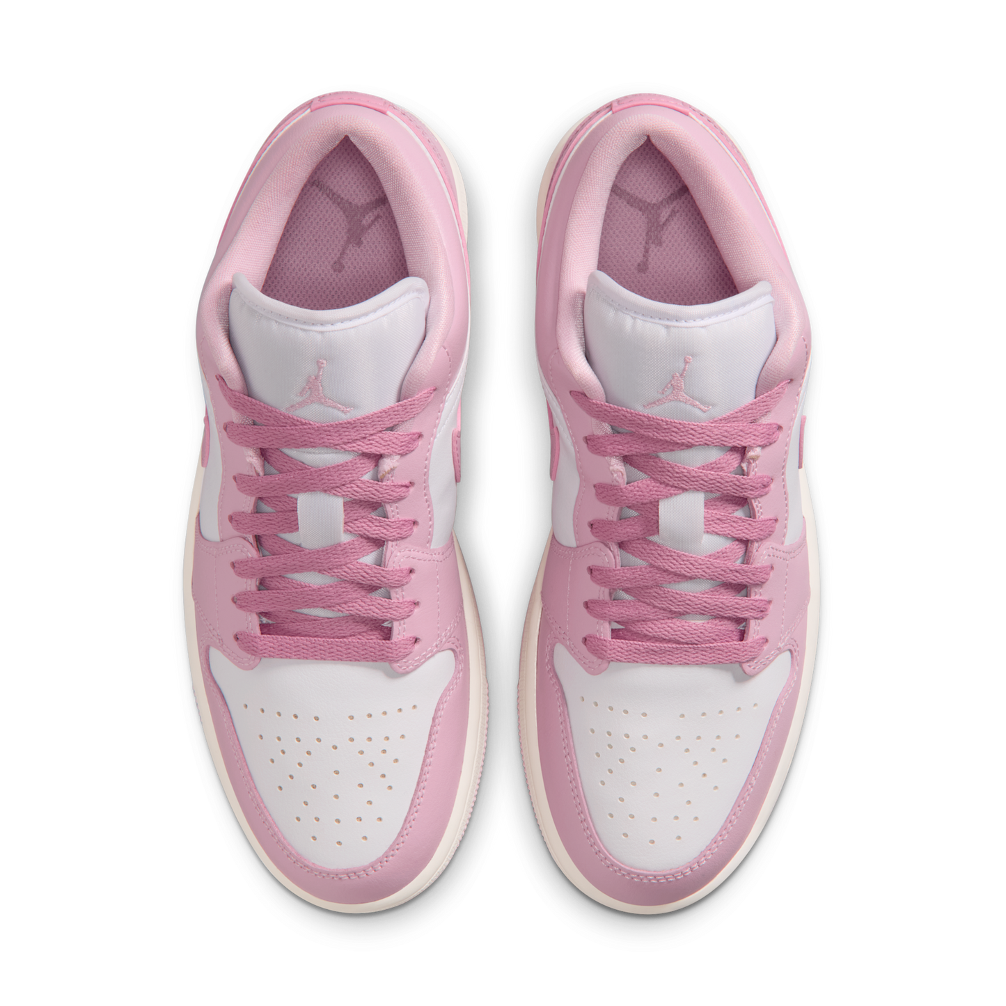 Jordan 1 Low Iced Carmine White (Women's)