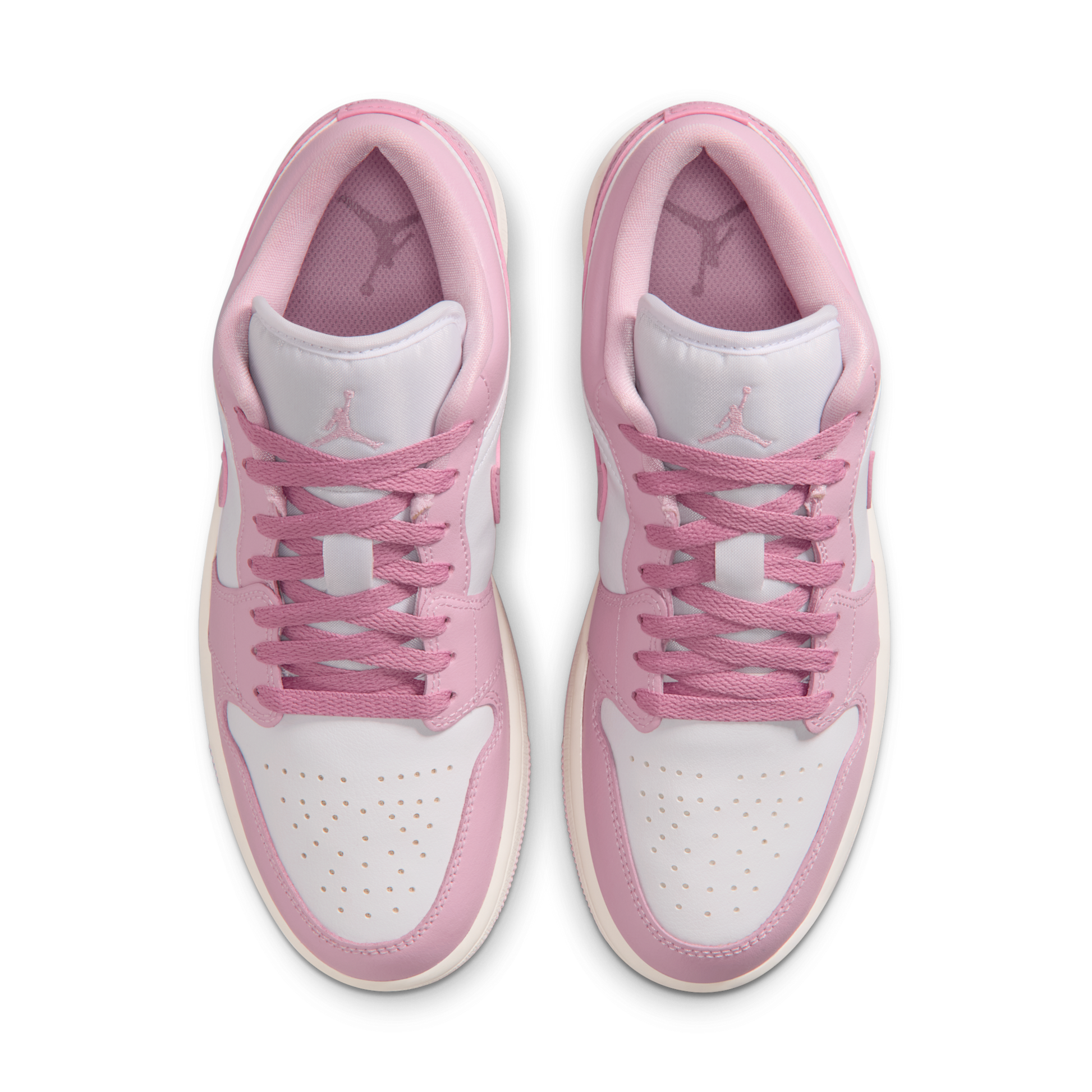 Jordan 1 Low Iced Carmine White (Women's)