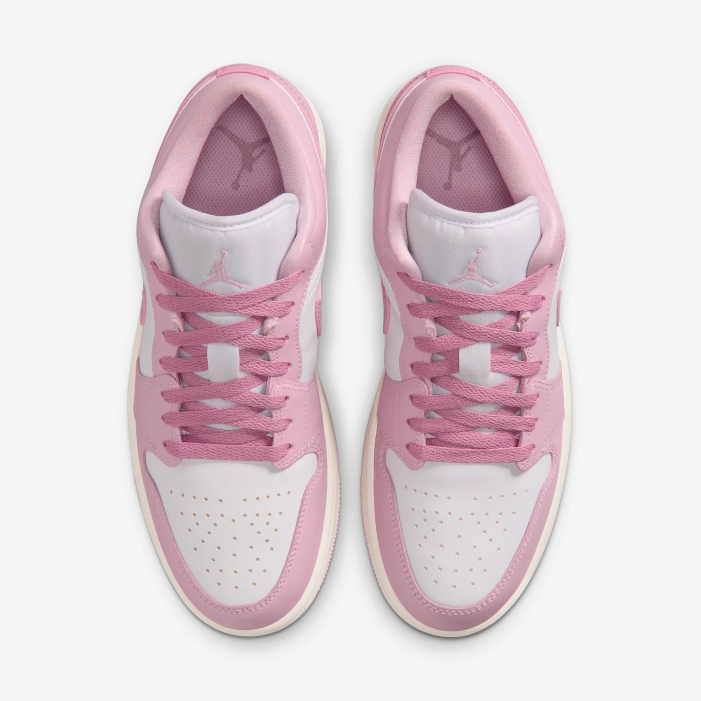 Jordan 1 Low Iced Carmine White (Women's)