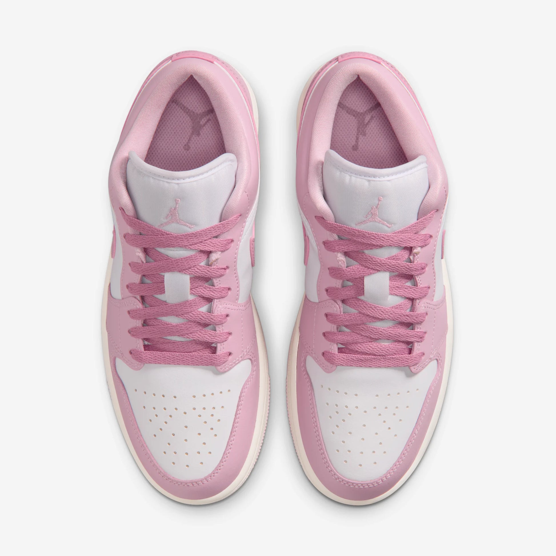 Jordan 1 Low Iced Carmine White (Women's)