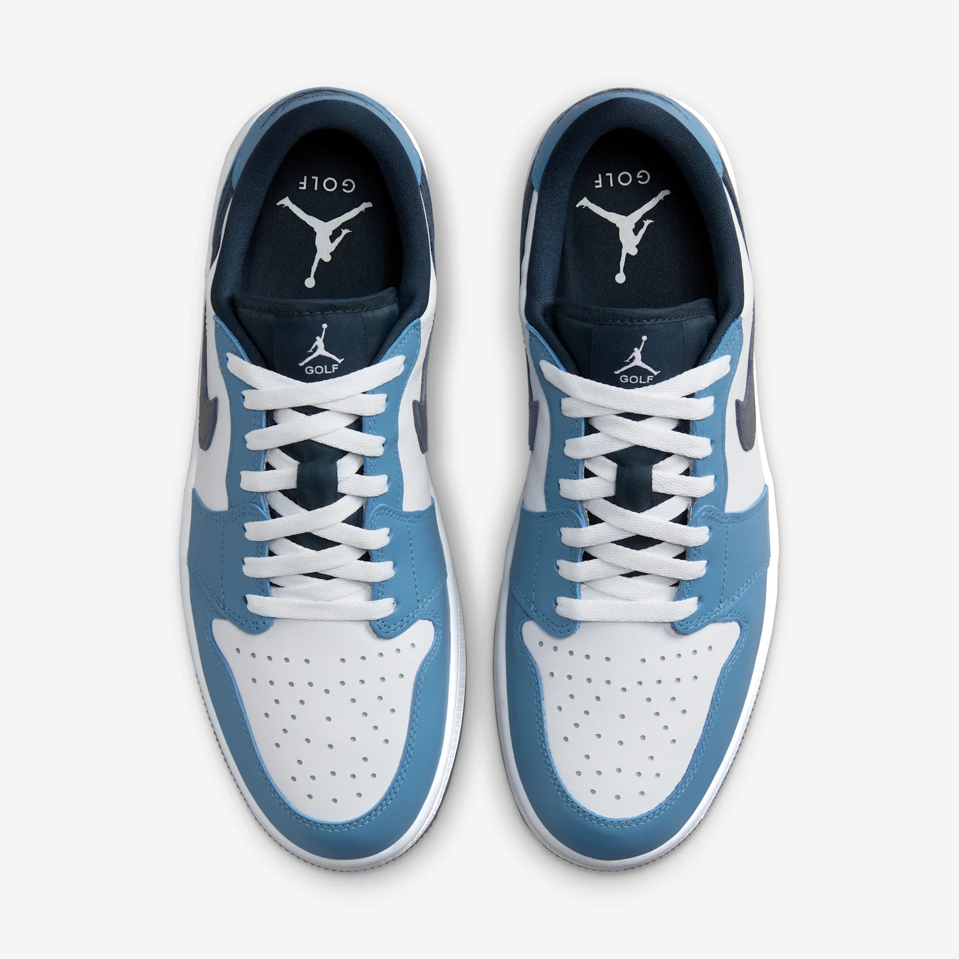 Jordan 1 Low Golf White Aegean Storm