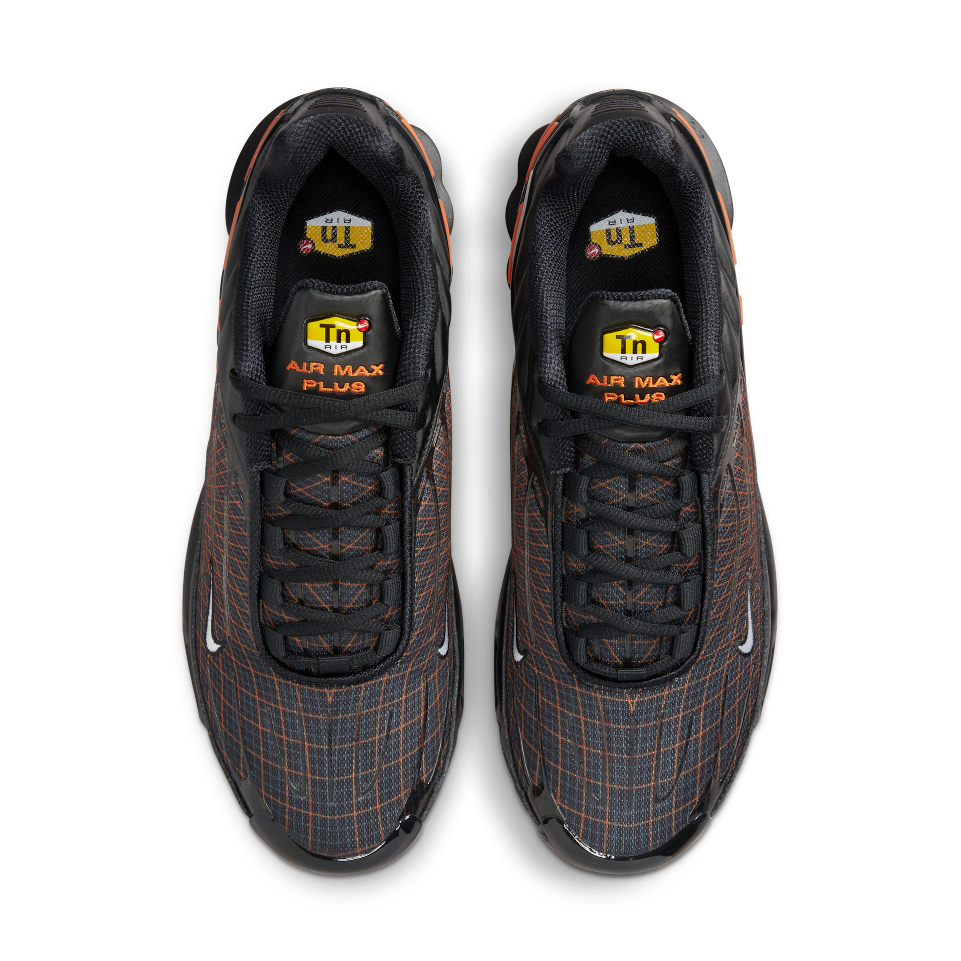 Nike Air Max Plus 3 Black Orange Spirograph