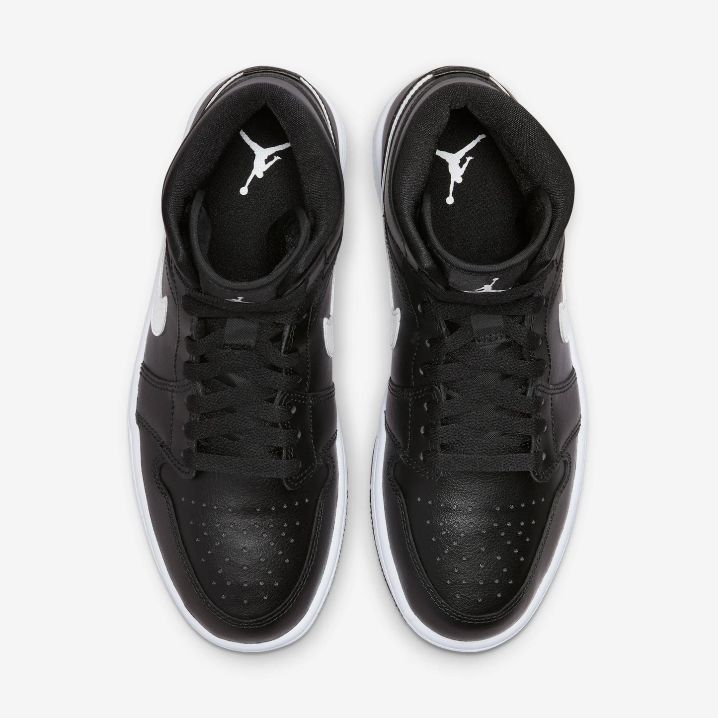 Jordan 1 Mid Black White (Women's)