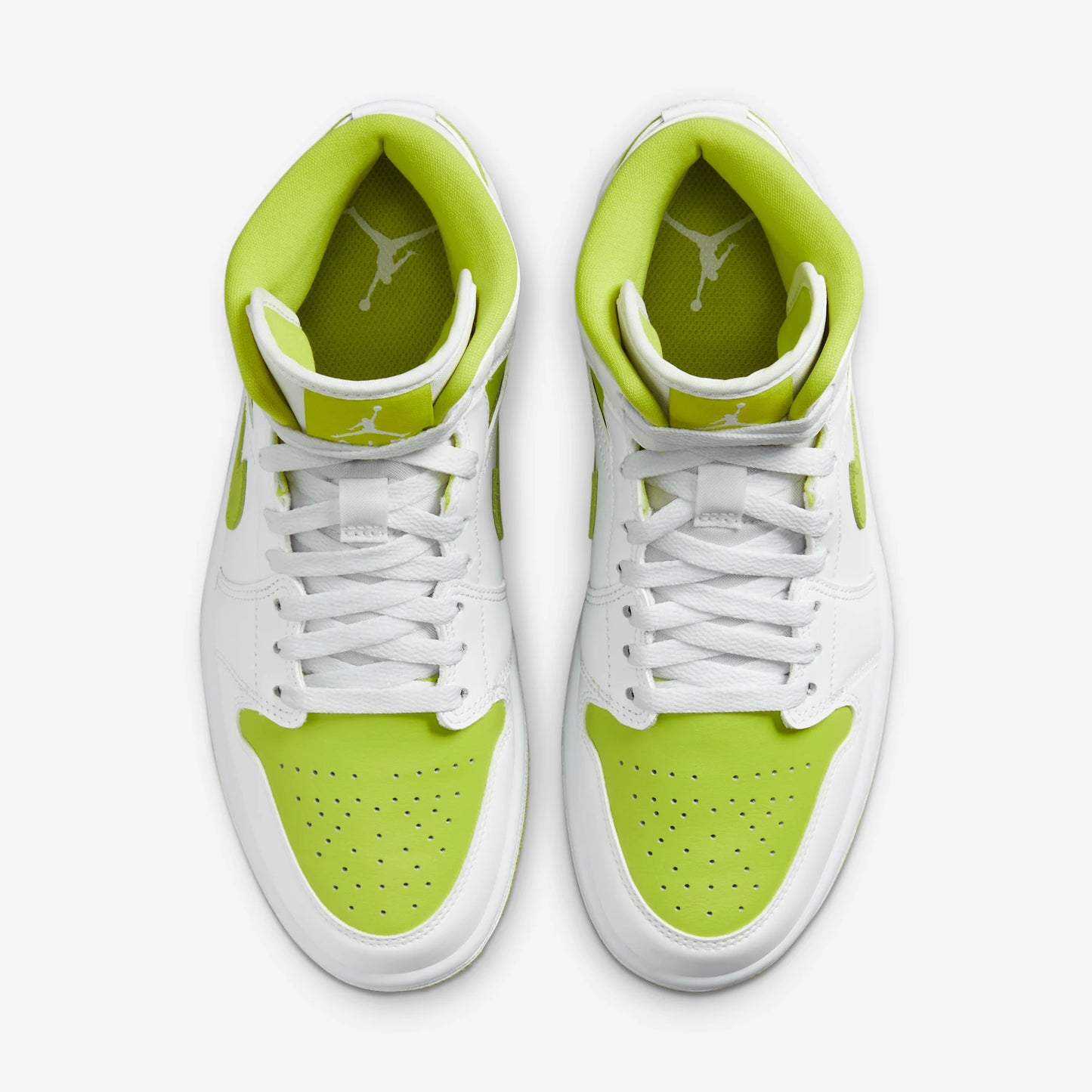Jordan 1 Mid White Lime (Women's)